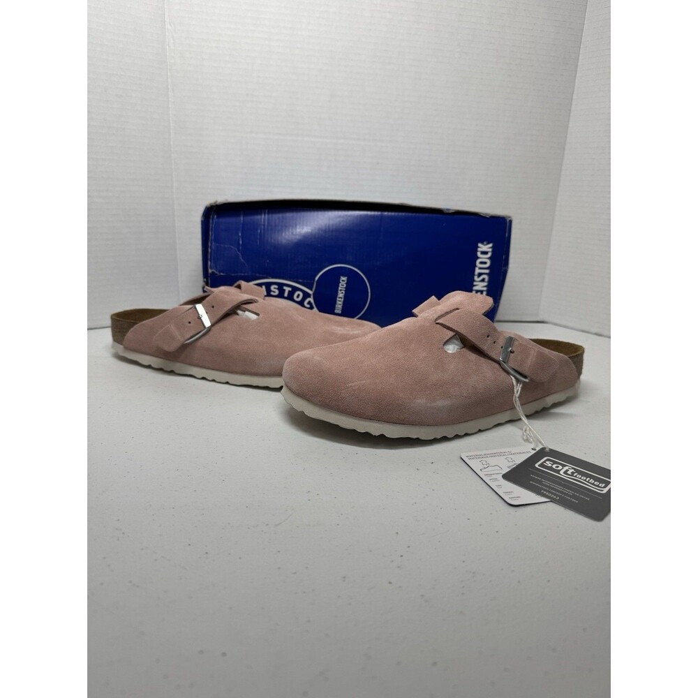 *NEW* Women BIRKENSTOCK Boston Suede Leather Pink 1023263
